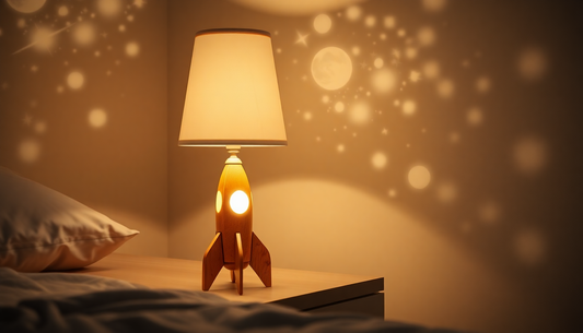 Elevate Your Space with the Captivating Space Rocket Lamp from Lamp Jellyfish