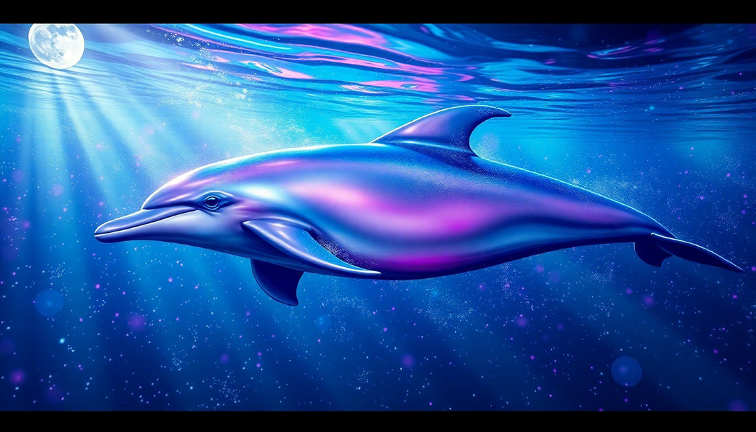 Elevate Your Space with the Mesmerizing Dolphin Changing Color Atmosphere Night Light