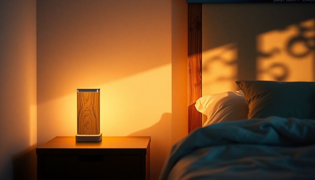 Illuminate Your Space with the Smart Home Wooden Small Night Lamp