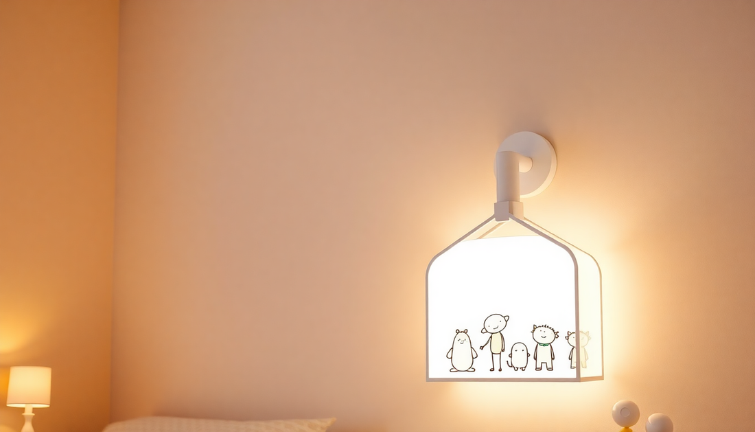 Illuminate Your Child's Space with Modern Minimalist Cartoon Wall Lamps