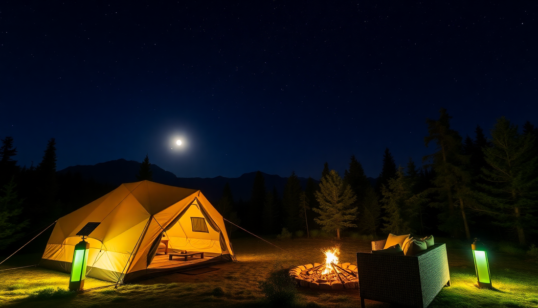 Illuminate Your Adventures: Discover the Luminous World of Solar Rechargeable Camping Lights