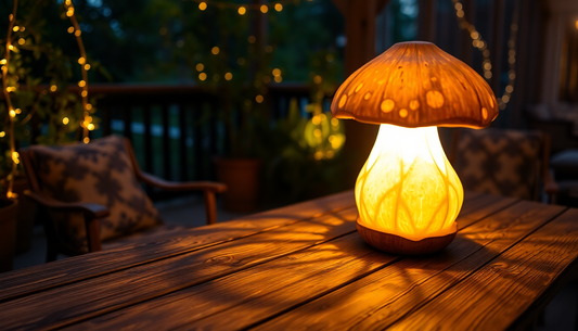 Illuminate Your Home with the Best Lamps Online: Discover the Charm of Outdoor Mushroom Table Lamps and Beyond