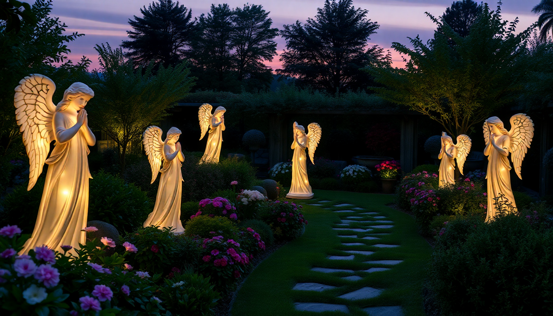 Illuminate Your Garden with the Enchanting Solar Angel Lights