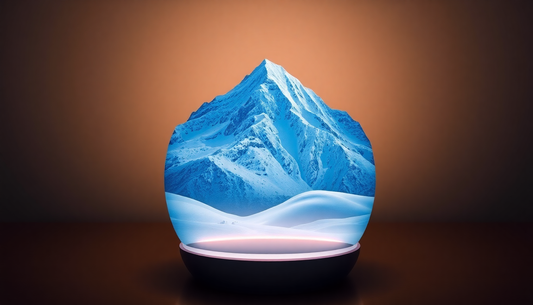 Elevate Your Space with the Mesmerizing Snow Mountain Induction Night Light