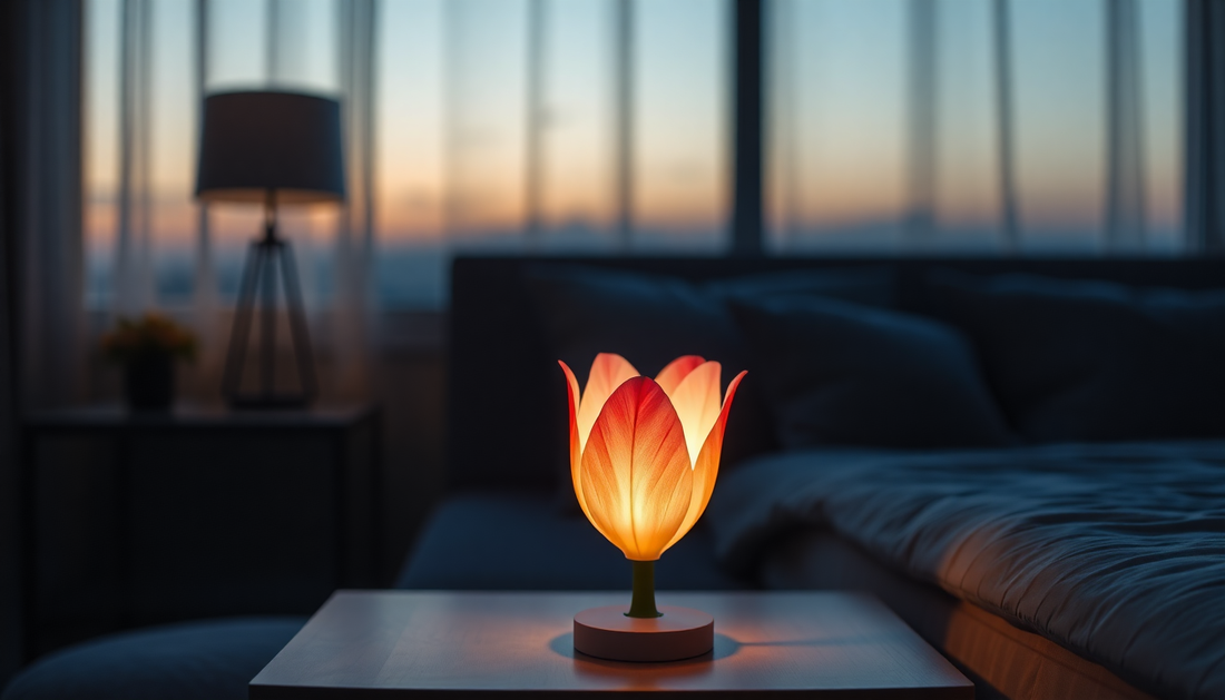 Illuminate Your World with the Enchanting Artificial Tulip Flower Night Light