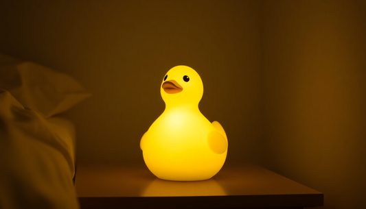 Illuminate Your Space with the Enchanting Small Yellow Duck Night Lamp