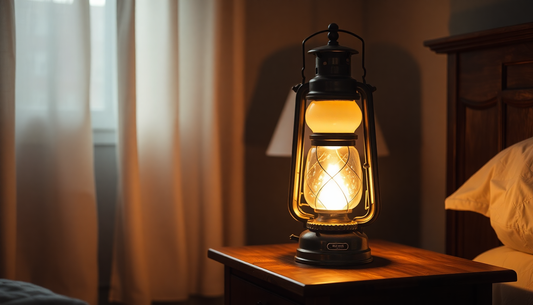 Rediscover the Charm of Retro Lighting with the Kerosene Lamp Bedside Induction Night Light