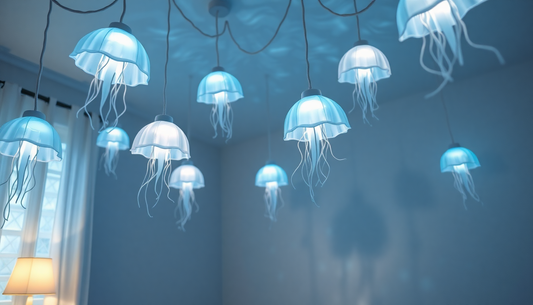 Illuminate Your Girl's Room with the Enchanting Glow of Jellyfish Lamps