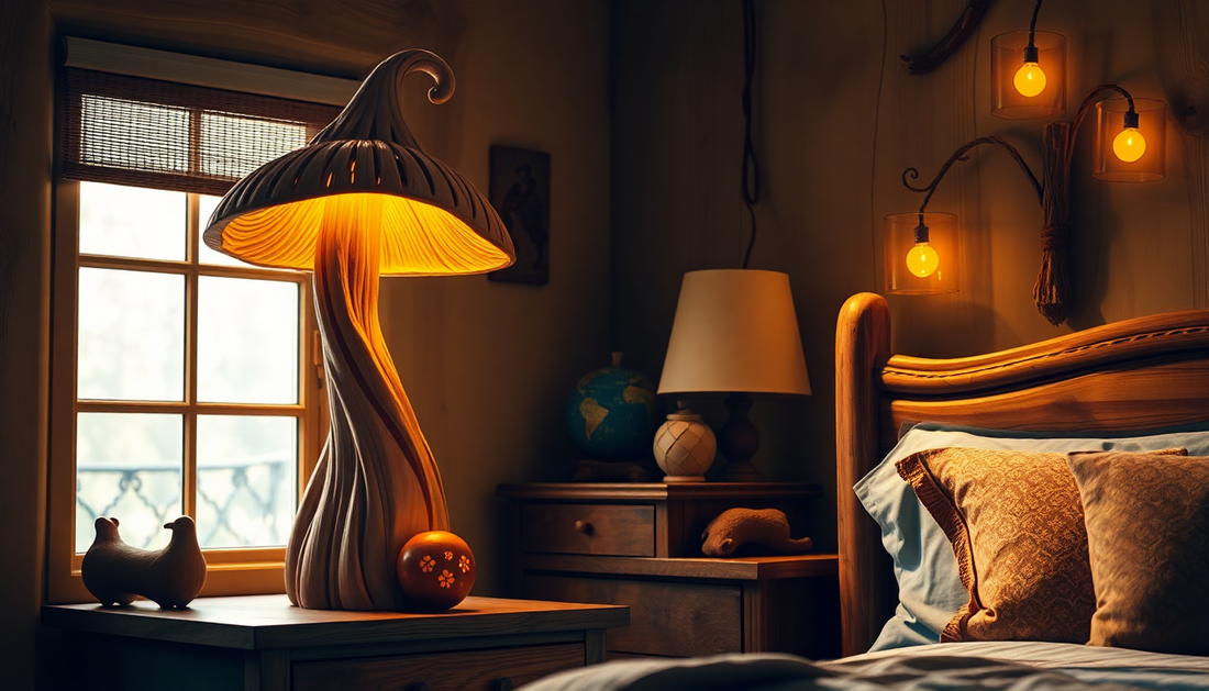 Elevate Your Home Decor with the Twisted Mushroom Night Light