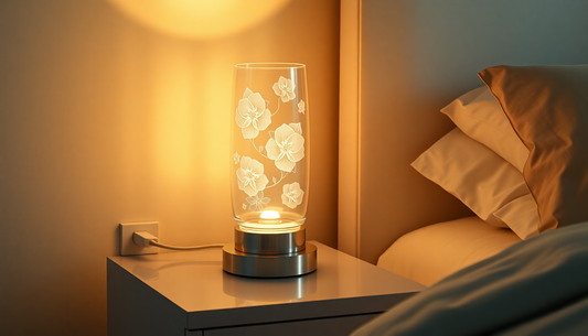 Illuminate Your Space with the Captivating Camellia Crystal Decorative Lamp