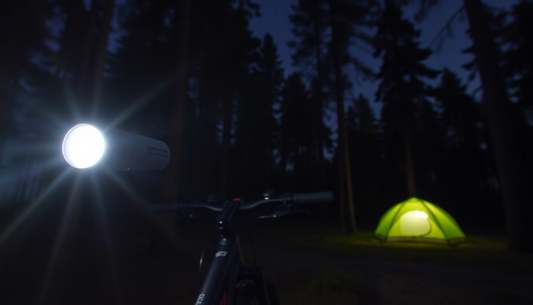 Illuminate Your Adventures with the Outdoor Bicycle Flashing Light Camping Light