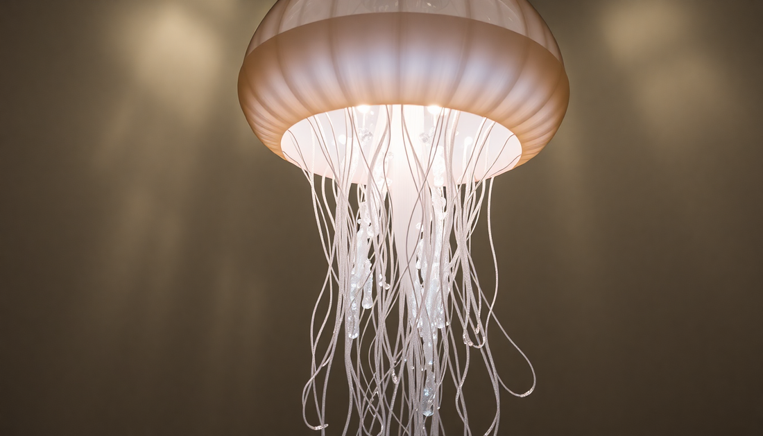 Illuminate Your Space with the Captivating DIY Jellyfish Lamp Aerial Pendant