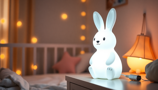 Illuminate Your Child's Bedtime with the Enchanting Rabbit Silicone Night Light