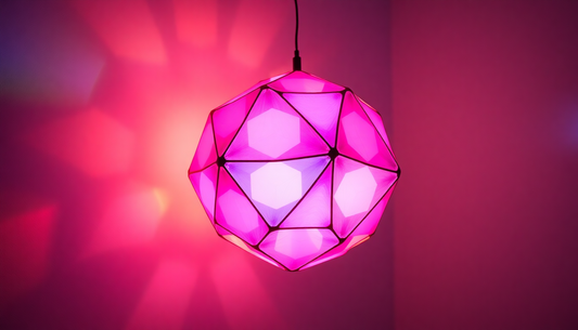 Unleash the Power of Color with the Dodecahedron Color Art Lamp: A Luminous Housewarming Gift for Your Home