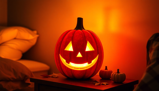 Illuminate Your Halloween with the Enchanting Pumpkin Lamp