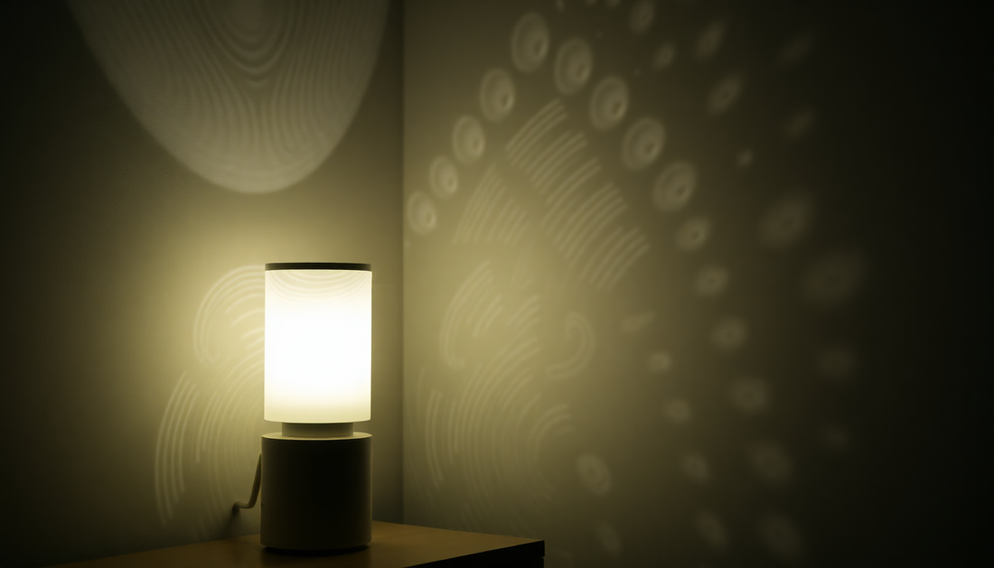 Unlock the Mesmerizing Ambiance of the Rotating Water Ripple Small Night Lamp