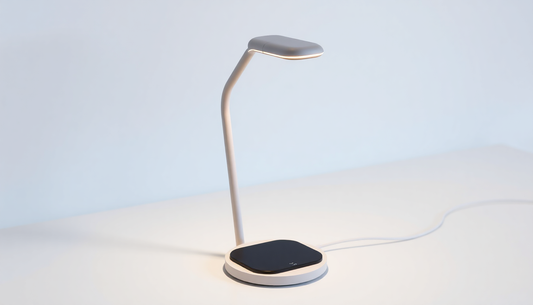 Illuminate Your Space with the Captivating Desk Lamp Wireless Charging Portable Bedroom Bedside Wall Lamp