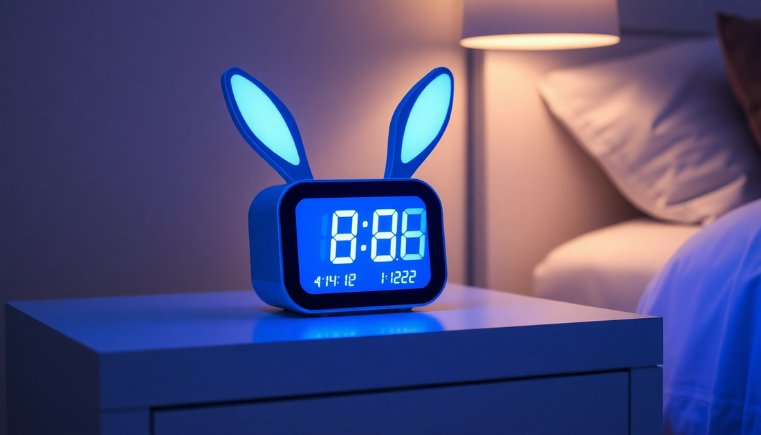 Elevate Your Home Decor with the Enchanting LED Digital Alarm Clock Bunny Ear