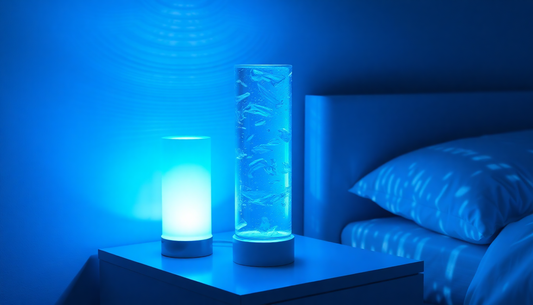 Elevate Your Ambiance with the Mesmerizing Rotating Water Ripple Small Night Lamp