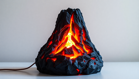 Elevate Your Home Decor with the Captivating Volcano Atmosphere Bedside Lamp