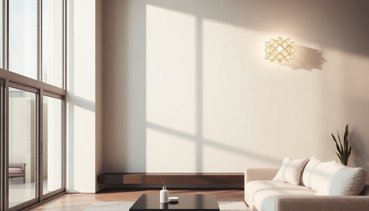 Elevate Your Living Room with the Simple Modern Creative Glass Wall Lamp