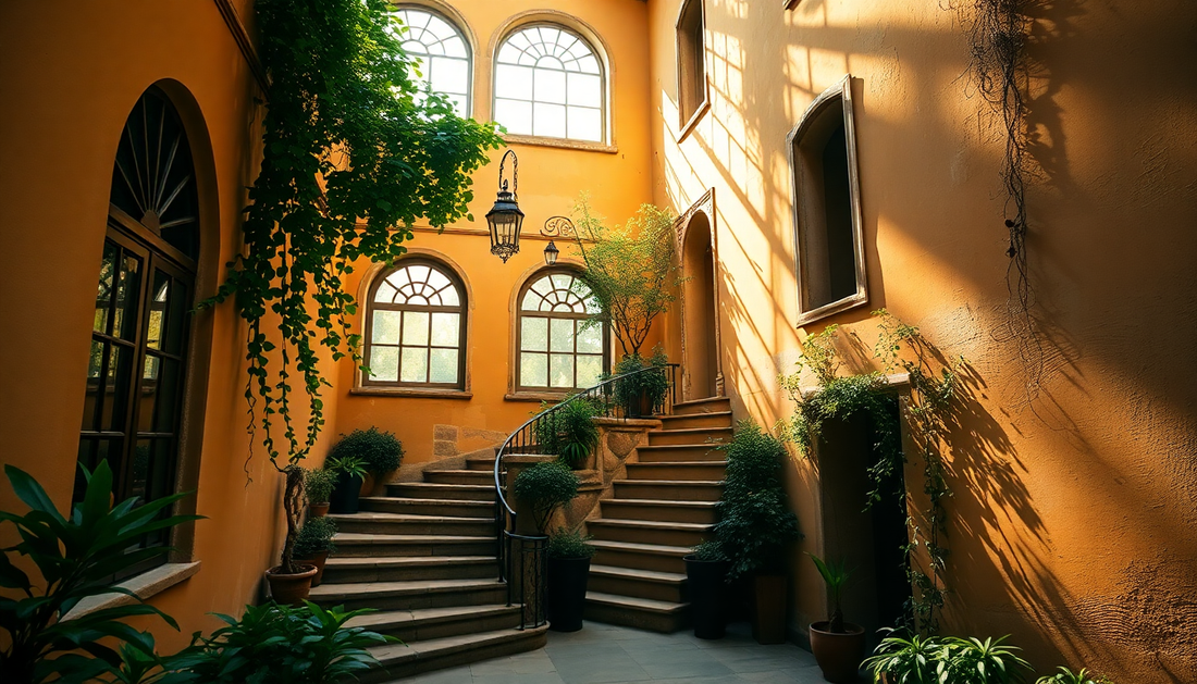 Illuminate Your Courtyard Corridor: The Beauty and Practicality of Stair Lighting