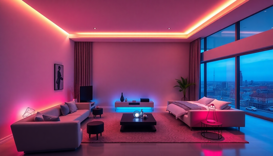 Elevate Your Living Space with Polygon RGB Mood Lighting: A Minimalist Approach to Modern Design