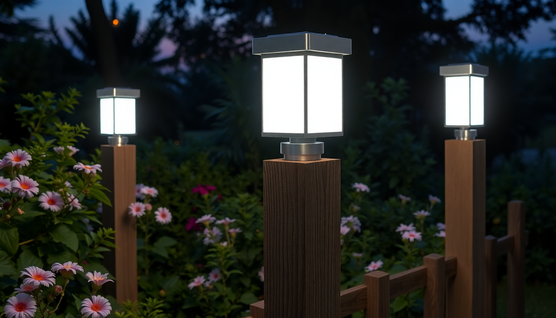 Illuminate Your Garden with Solar Outdoor Post Cap Lights: A Luminous Transformation