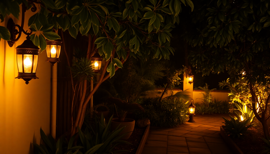 Elevate Your Garden's Ambiance with Human Body Induction Wall Waterproof Lights