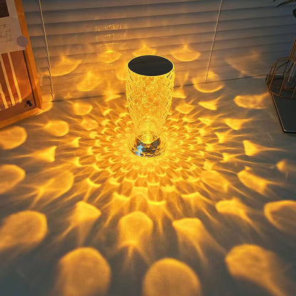 Fish Scale Lamp With USB Port LED Rechargeable Touch Night Light