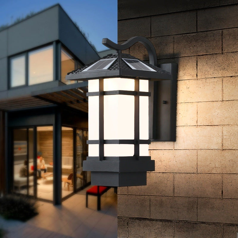 Pinye Solar Wall Lamp Outdoor Waterproof Garden Aisle