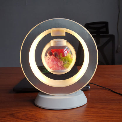 Heart Floating Table LED Night Light Magnetic Levitation Creatives Lamp