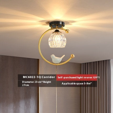 Copper Light Luxury Ceiling Lamp