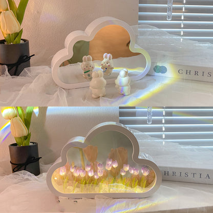 Tulip Night Lamp DIY Material Cloud Tulips Night Lamp Decorative