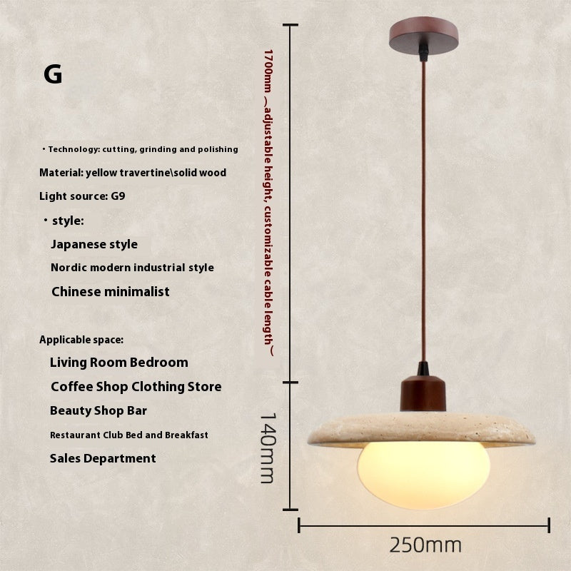 Retro Dining-room Lamp Bedroom Bedside Chandelier Cream Style