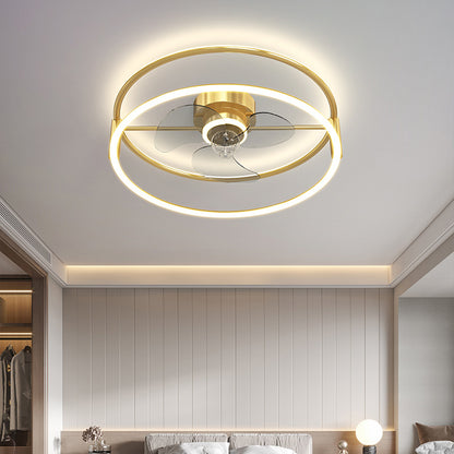 Modern Simple Ceiling Electric Fan Lamp