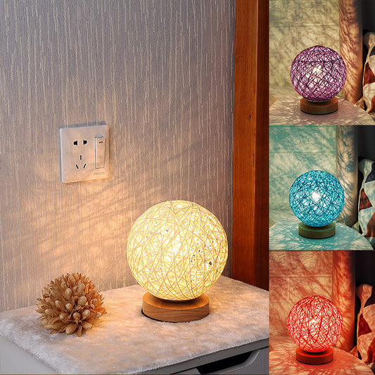 Sepak Takraw LED Night Light Creative Starry Sky Bedside