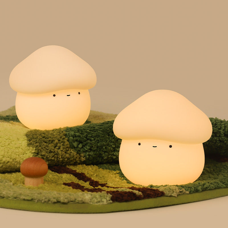 UNew Mushroom Small Night Lamp Cute Timing Night Light