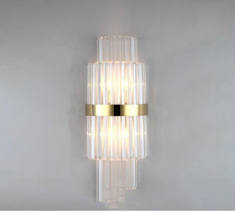 Modern Living Room Light Luxury Crystal Creative Wall Lamp