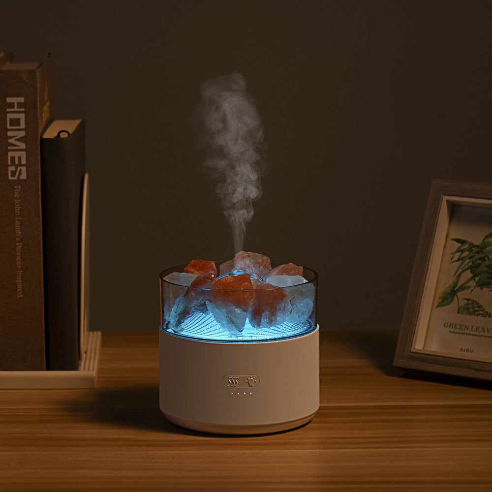 Cool-Mist Impeller Air Humidifier Crystal Salt Diffuser