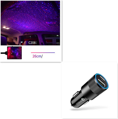 Star Light Projector Party Lights USB LED Light Interior