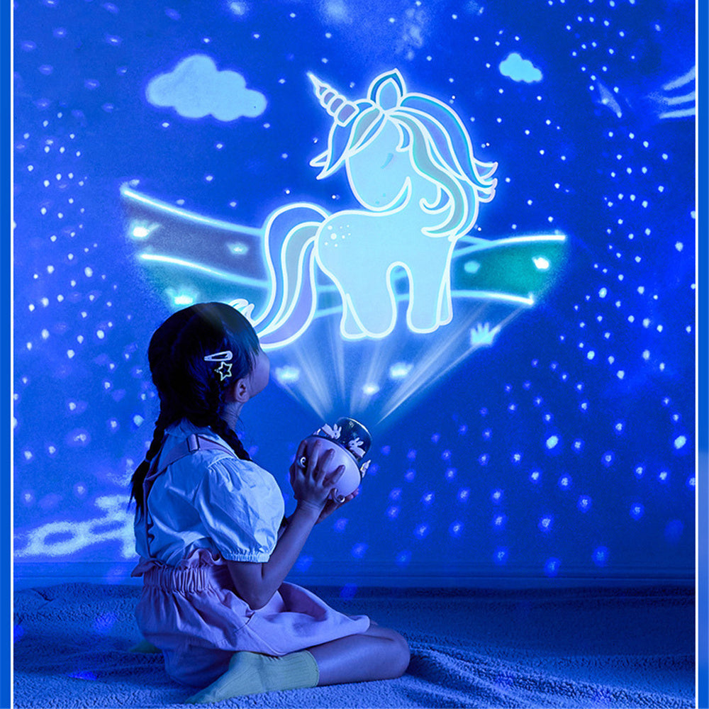 Night Light Projector Kids Nursery Room Space Led Lamp