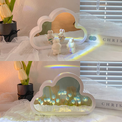 Tulip Night Lamp DIY Material Cloud Tulips Night Lamp Decorative