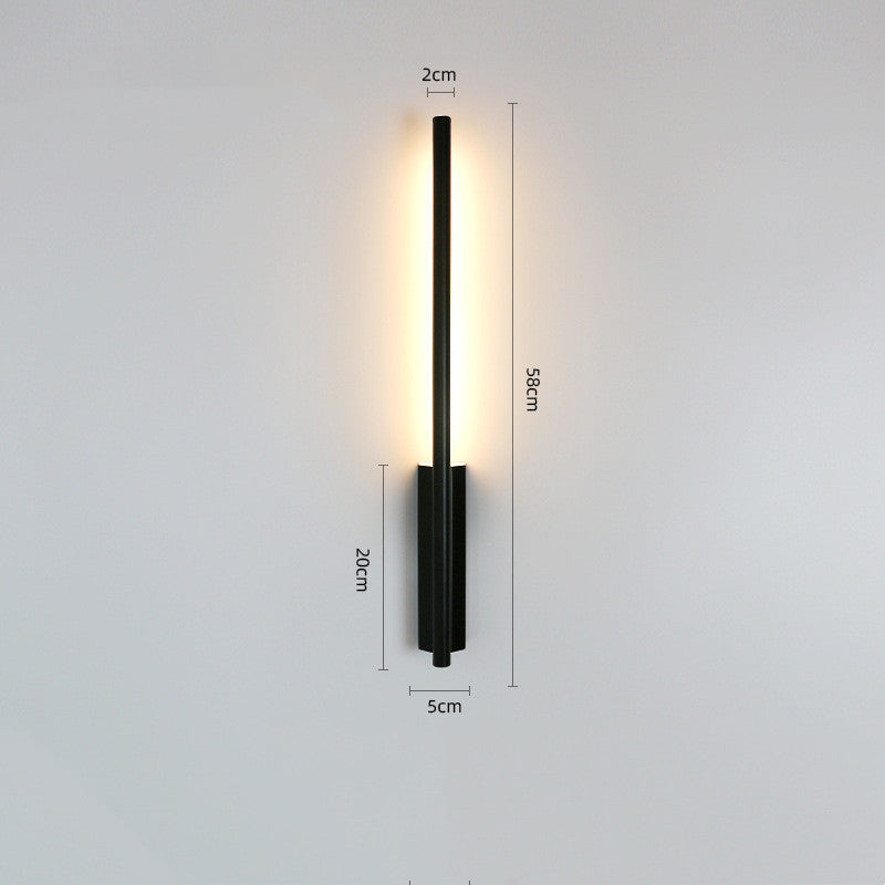 Minimalist Golden Line Wall Lamp Nordic