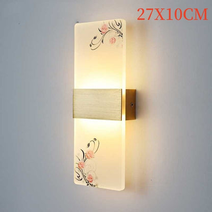 Plum, Orchid, Bamboo, Chrysanthemum LED Bedside Lamp