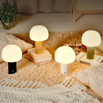 Small Mushroom Desk Lamp Wireless Charging Light