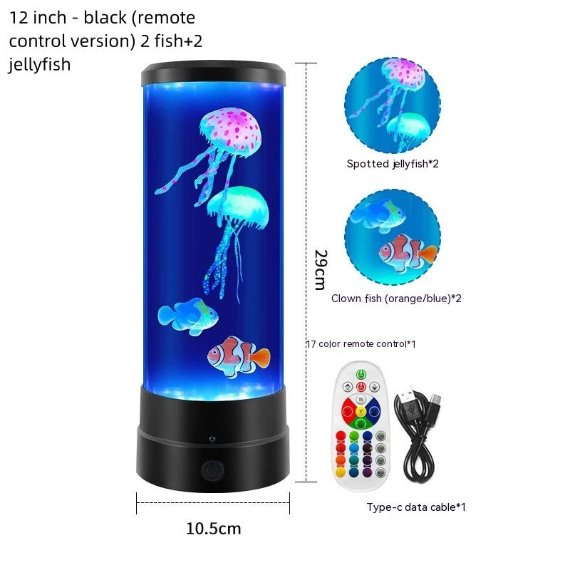 Jellyfish Lamp USB Colorful LED Color Changing Night Lamp