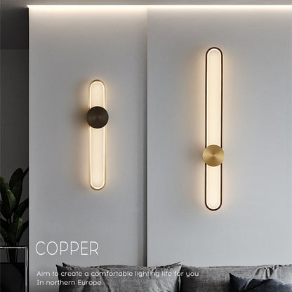 Modern Minimalist Wall Lamp Light Luxury Romantic Living Room