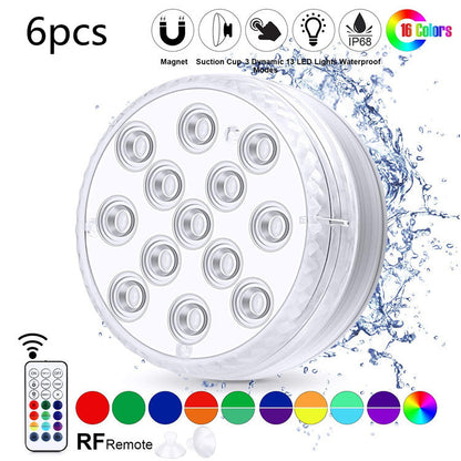 Led Beads Submersible Light Waterproof Underwater Lamp