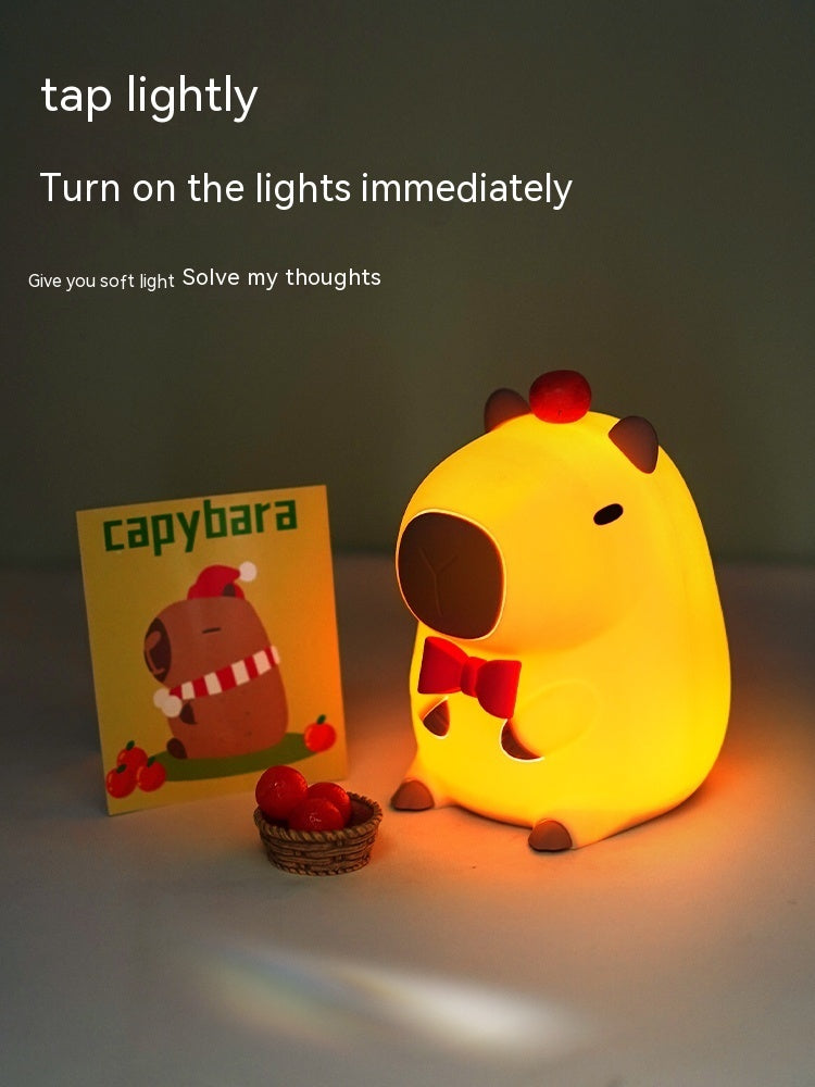 Cute Capabala Small Night Lamp Decoration For Girls Girlfriends